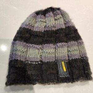 Comfy Stylish NOBIS Grey, Purple, Green Knit Chunky Beanie Toque O/S SNFCH0383